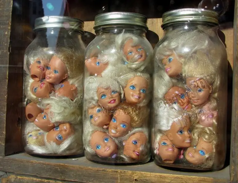 Baby Dolls in Jars