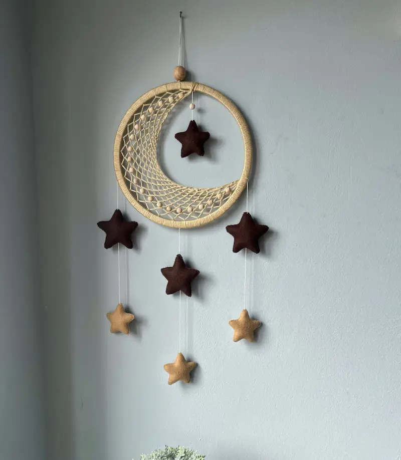 Moon and Star Dreamcatcher
