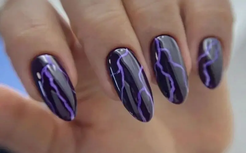 Thunderbird Lightning Nails