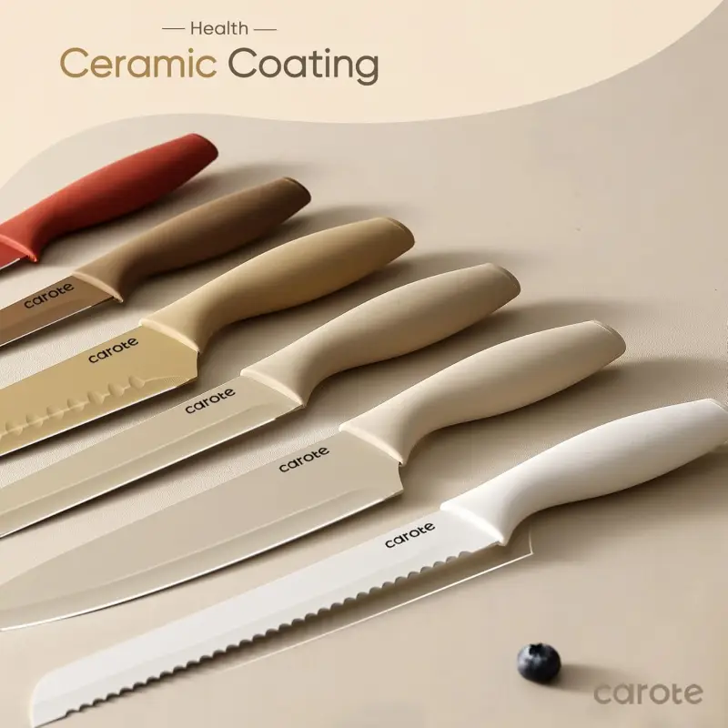 CAROTE 12-Piece Kitchen Knife Set