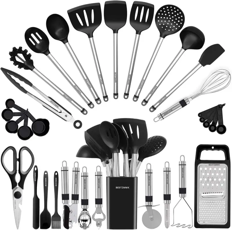 Kitchen Utensil Set - Silicone Cooking Utensils