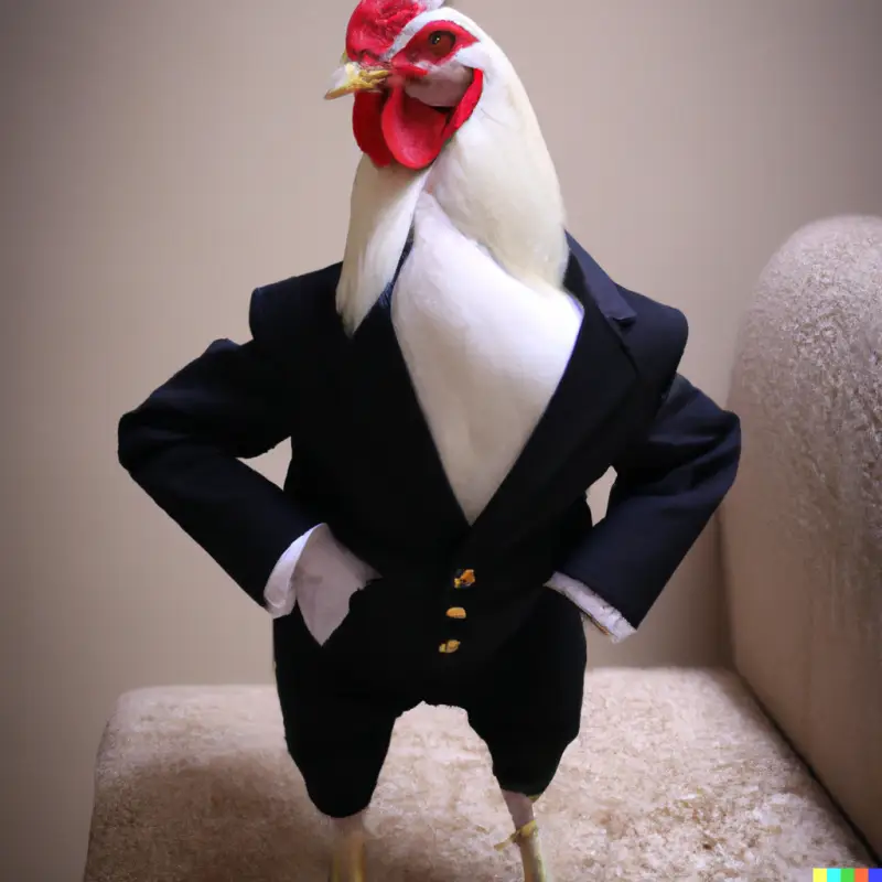The Chicken in a Tuxedo