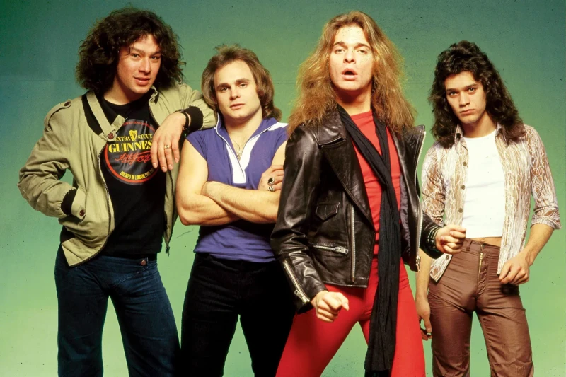 Van Halen, 80s rock band with legendary guitarist Eddie Van Halen